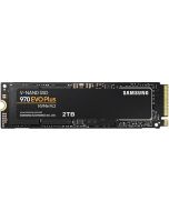Samsung 970 EVO Plus - 2TB PCIe NVMe 3.0 x4 3D MLC V-NAND Flash 2GB DRAM Cache M.2 NGFF (2280) Solid State Drive - MZ-V7S2T0B/AM