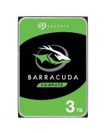 Seagate BarraCuda - 3TB 7200RPM SATA III 6Gb/s 64MB Cache 3.5" Desktop Hard Drive - ST3000DM008
