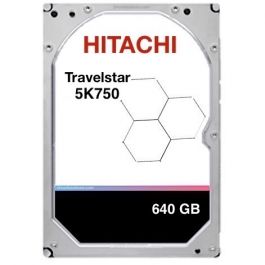 Hitachi Travelstar 5K750 - 640GB 5400RPM SATA II 3Gb/s 8MB Cache 2.5