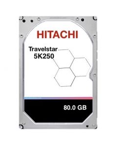 Hitachi Travelstar 5K250 - 80.0GB 5400RPM SATA 1.5Gb/s 8MB Cache 2.5" 9.5mm Laptop Hard Drive - HTS542580K9SA00