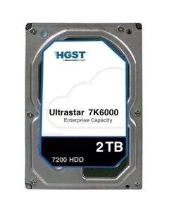 Hitachi Ultrastar 7K6000 - 2TB 7200RPM 4Kn SAS 12Gb/s 128MB Cache 3.5" Enterprise Class Hard Drive - HUS726020AL4210 (ISE)