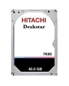 Hitachi DeskStar 7K80 - 40.0GB 7200RPM SATA II 3Gb/s 2MB Cache 3.5" Desktop Hard Drive - HDS728040PLA320