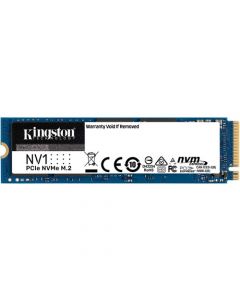Kingston NV1 500GB PCIe NVMe Gen-3.0 x4 TLC NAND SLC Dynamic Cache M.2 NGFF (2280) Solid State Drive - SNVS/500G