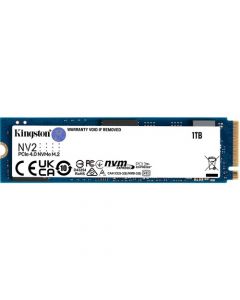 Kingston NV2 1TB PCIe NVMe 4.0 x4 3D TLC NAND Pseudo-SLC Cache M.2 NGFF (2280) Solid State Drive - SNV2S/1000G