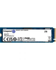 Kingston NV2 2TB PCIe NVMe 4.0 x4 3D TLC NAND Pseudo-SLC Cache M.2 NGFF (2280) Solid State Drive - SNV2S/2000G