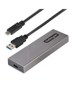 USB-C 10Gbps to M.2 PCIe NVMe or M.2 SATA SSD Enclosure