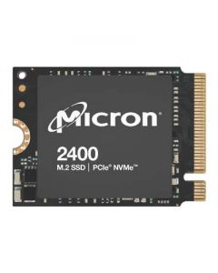 Micron 2400 - 512GB PCIe NVMe Gen-4.0 x4 QLC NAND Flash HMB-SLC Cache M.2 NGFF 2230 Solid State Drive - MTFDKBK512QFM