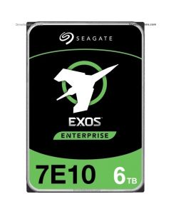 Seagate Enterprise EXOS 7E10 - 6TB 7200RPM 512n SATA III 6Gb/s 256MB Cache 3.5" Enterprise Class Hard Drive - ST6000NM000B