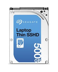Seagate Laptop Thin SSHD - 500GB 5400RPM + 8GB cMLC NAND SATA III 6Gb/s 64MB Cache 2.5" 6.8mm Hybrid Hard Drive - ST500LM000