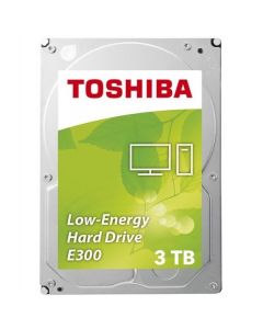 Toshiba E300 HDD - 3TB 5940RPM SATA III 6Gb/s 64MB Cache 3.5" Desktop Hard Drive - HDWA130XZSTA