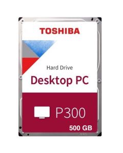 Toshiba P300 HDD - 500GB 7200RPM SATA III 6Gb/s 64MB Cache 3.5" Desktop Hard Drive - HDWD105XZSTA