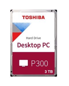 Toshiba P300 HDD - 3TB 7200RPM SATA III 6Gb/s 64MB Cache 3.5" Desktop Hard Drive - HDWD130XZSTA