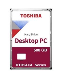 Toshiba DT01ACA HDD - 500GB 7200RPM SATA III 6Gb/s 32MB Cache 3.5" Desktop Hard Drive - DT01ACA050