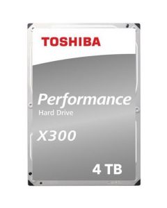 Toshiba X300 HDD - 4TB 7200RPM SATA III 6Gb/s 128MB Cache 3.5" Performance Desktop Hard Drive - HDWE140XZSTA