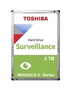 Toshiba MD03ACA-V HDD - 2TB 7200RPM SATA III 6Gb/s 64MB Cache 3.5" Surveillance Hard Drive - MD03ACA200V