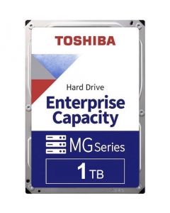 Toshiba Enterprise Capacity HDD - 1TB 7200RPM 512e SATA III 6Gb/s 64MB Cache 3.5" Enterprise Hard Drive - MG03ACA100