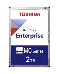 Toshiba Enterprise Cloud HDD - 2TB 7200RPM 512e SATA III 6Gb/s 128MB Cache 3.5" Enterprise Class Hard Drive - MC04ACA200E