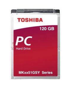 Toshiba Mobile HDD - 120GB 7200RPM SATA II 3Gb/s 16MB Cache 2.5" 9.5mm Laptop Hard Drive - MK1251GSY