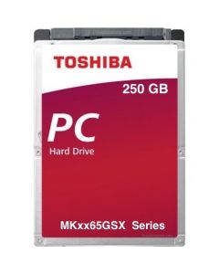Toshiba Mobile HDD - 250GB 5400RPM SATA II 3Gb/s 8MB Cache 2.5" 9.5mm Laptop Hard Drive - MK2565GSX