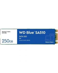 Western Digital Blue SA510 - 250GB SATA III 6Gb/s 3D TLC NAND Flash Tiered DDR Cache M.2 NGFF (2280) Solid State Drive - WDS250G3B0B