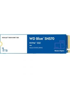 WD Blue SN570 - 1TB PCIe NVMe 3.0 x4 3D TLC NAND Flash HMB-SLC Cache M.2 NGFF (2280) Solid State Drive - WDS100T3B0C