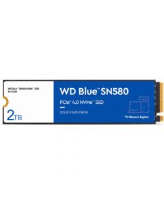 Western Digital Blue SN580 - 2TB PCIe NVMe 4.0 x4 3D TLC NAND Flash HMB SLC Cache M.2 NGFF 2280 Solid State Drive - WDS200T3B0E