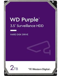 Western Digital Purple - 2TB 5400RPM SATA III 6Gb/s 64MB Cache 3.5" Surveillance Hard Drive - WD20PURZ