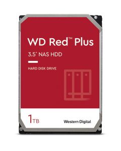 Western Digital Red Plus - 1TB 5400RPM SATA III 6Gb/s 64MB Cache 3.5" NAS Network Hard Drive - WD10EFRX