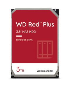 Western Digital Red Plus - 3TB 5400RPM SATA III 6Gb/s 128MB Cache 3.5" NAS Hard Drive - WD30EFZX