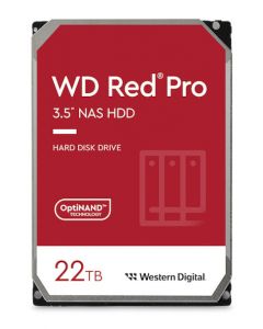 Western Digital Red Pro - 22TB 7200RPM SATA III 6Gb/s 512MB Cache 3.5" NAS Network Hard Drive - WD221KFGX