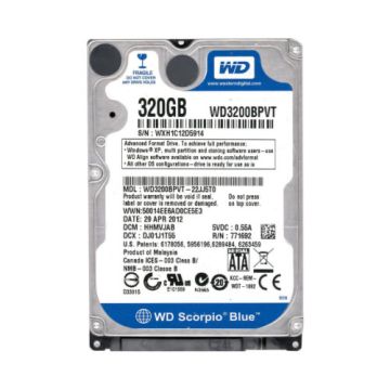Dell 0TXM5N - 320GB 5400RPM SATA II 3Gb/s 8MB Cache 2.5" 9.5mm Laptop Hard Drive
