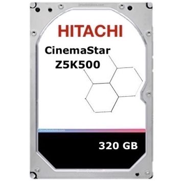 HGST CinemaStar Z5K500 - 320GB 5400RPM SATA 6Gb/s 8MB Cache 2.5" 7mm Surveillance Hard Drive - HCC545032A7E680