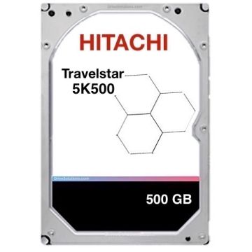 HGST Travelstar 5K500 - 500GB 5400RPM SATA 3Gb/s 8MB Cache 2.5" 12.5mm Hard Drive - HTS545050KTA300