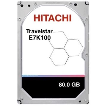 HGST Travelstar E7K100 - 80.0GB 7200RPM SATA 1.5Gb/s 8MB Cache 2.5" 9mm Hard Drive - HTE721080G9SA00