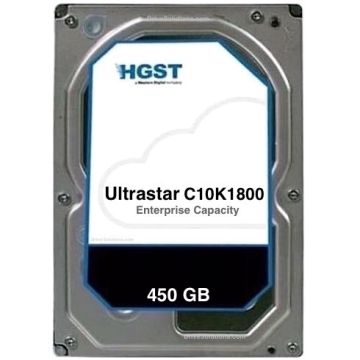 Hitachi Ultrastar C10K1800 - 450GB 10K RPM 4Kn SAS 12Gb/s 128MB Cache 2.5" 15mm Enterprise Class Hard Drive - HUC101845CS4204 - 0B31237 (SE)