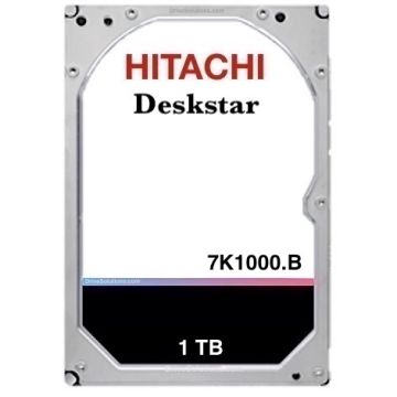 Hitachi DeskStar 7K1000.B - 1TB 7200RPM SATA II 3Gb/s 16MB Cache 3.5" Desktop Hard Drive - HDT721010SLA360
