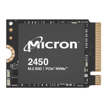 Micron 2450 - 1TB PCIe NVMe Gen-4.0 x4 TLC NAND Flash HMB-SLC Cache M.2 NGFF 2230 Solid State Drive - MTFDKBK1T0TFK