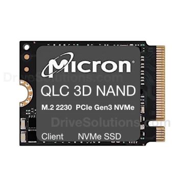 512GB PCIe Gen3 NVMe QLC NAND HMB SLC Cache M.2 2230 Solid State Drive Micron Pro