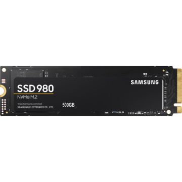 Samsung 980 EVO - 500GB PCIe NVMe 3.0 x4 3D MLC V-NAND Flash HMB-SLC Cache M.2 NGFF (2280) Solid State Drive - MZ-V8V500B/AM