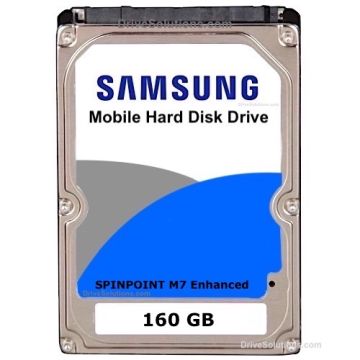 Samsung Spinpoint M7E Mobile - 160GB 5400RPM SATA 3Gb/s 8MB Cache 2.5" 9mm Hard Drive - HM161GI