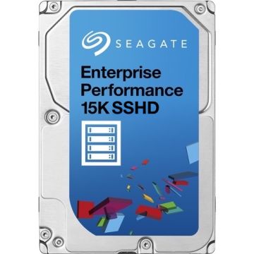 Seagate Enterprise Turbo 15K SSHD - 300GB 15K RPM + 32GB Flash 512e SAS 6Gb/s 128MB Cache 2.5" 15mm Enterprise Class Hard Drive - ST300MX0014 (SED)