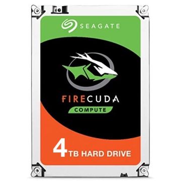 Seagate FireCuda HDD - 4TB 7200RPM SATA III 6Gb/s 256MB Cache 3.5" Desktop Hard Drive - ST4000DX005