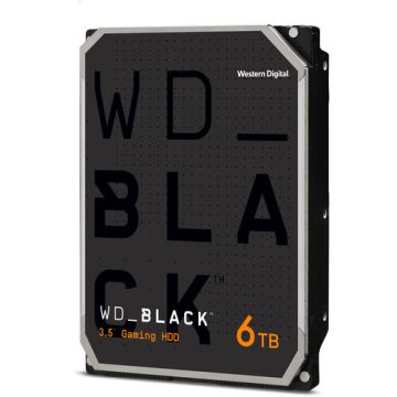 Western Digital Black - 6TB 7200RPM SATA III 6Gb/s 128MB Cache 3.5" Gaming Hard Drive - WD6004FZWX
