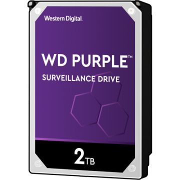 2TB 5400RPM SATA III 6Gb/s 256MB Cache 3.5" Desktop Hard Drive - Western Digital Purple