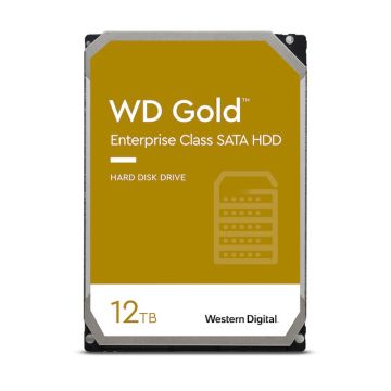 Western Digital Gold - 12TB 7200RPM SATA III 6Gb/s 256MB Cache 3.5" Enterprise Class Hard Drive - WD121KRYZ