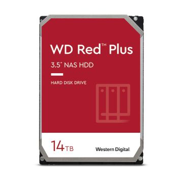 Western Digital Red Plus - 14TB 7200RPM SATA III 6Gb/s 512MB Cache 3.5" NAS Hard Drive - WD140EFGX