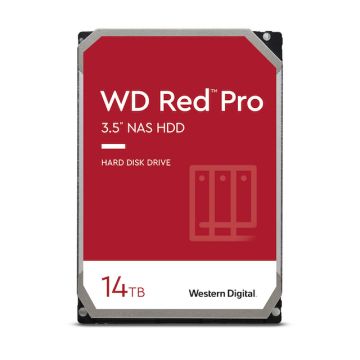 Western Digital Red Pro - 14TB 7200RPM SATA III 6Gb/s 512MB Cache 3.5" NAS Network Hard Drive - WD141KFGX