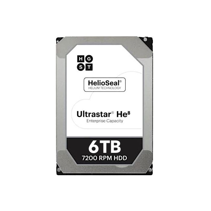 HGST Ultrastar He8 HUH728060ALE600 7200 HDD 6TB 3.5-Inch Helium Platfo