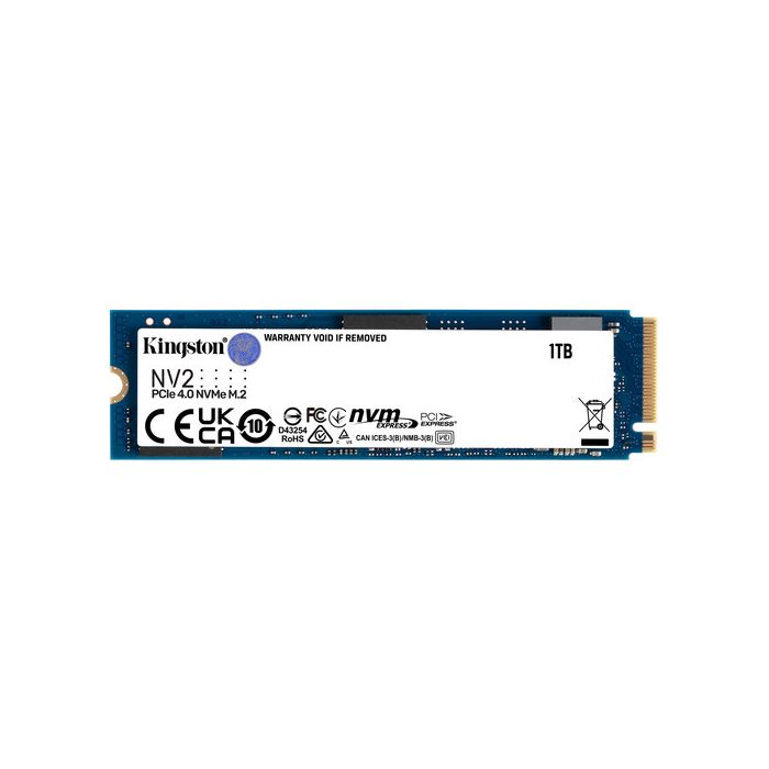 Kingston NV2 PCIe 4.0 NVMe SSD 1TB Internal M.2 2280 