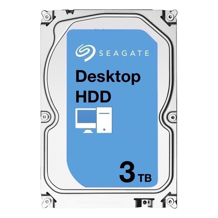 Seagate ST3000DM001 Disque dur interne 3,5 3 To 7200 tr/min Mémoire cache  64 Mo SATA III 3000 Go